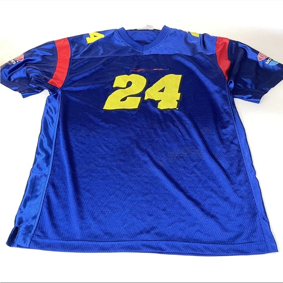 Maillot Cycliste Vintage Années 70 – Bleu, Acrylique, Poche Devant, Taille M